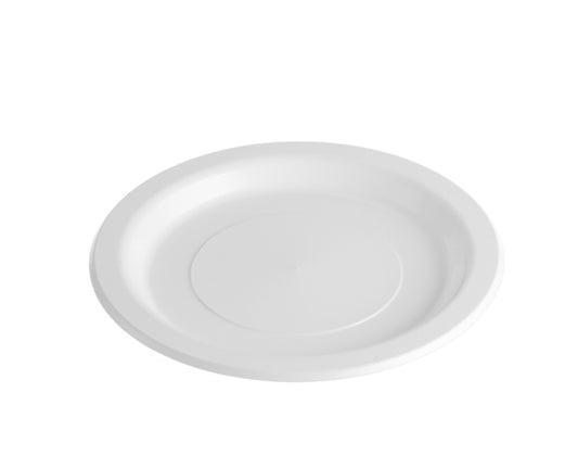 Disposal Plastic White Plates