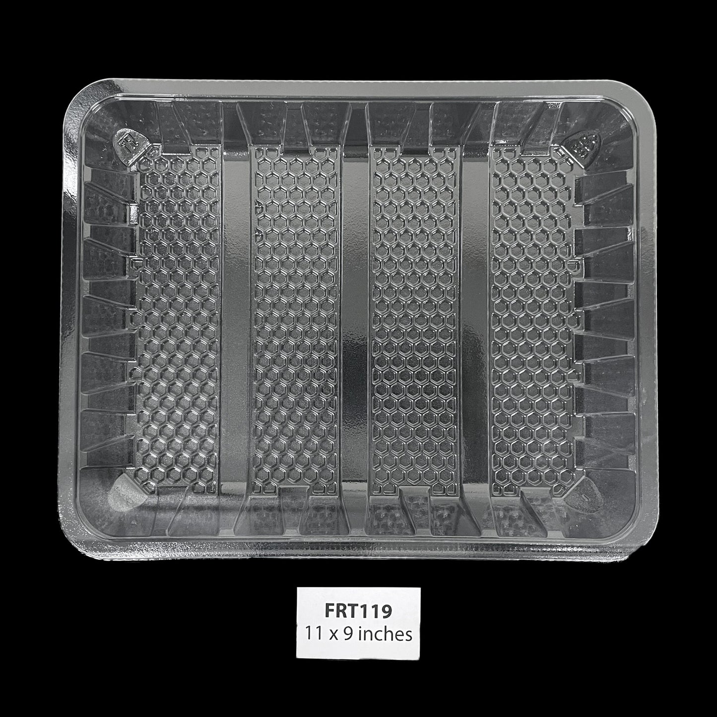 Fluid Retention RPET Food Trays